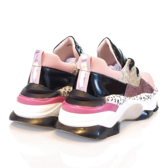 Sneakersy platforma Krisi różowe