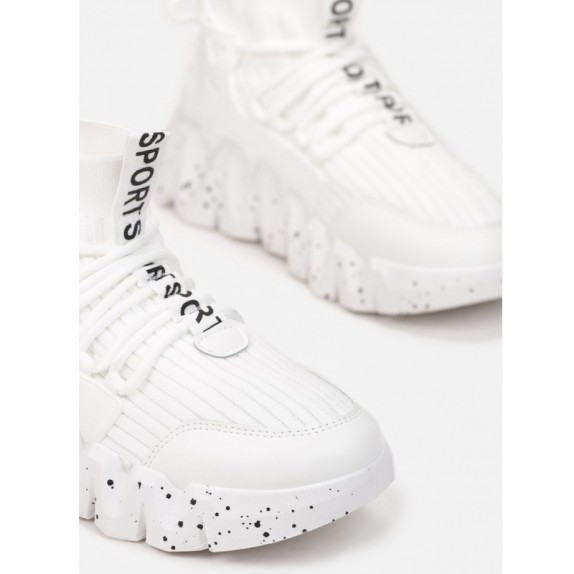 Sneakersy skarpetka Aitana białe