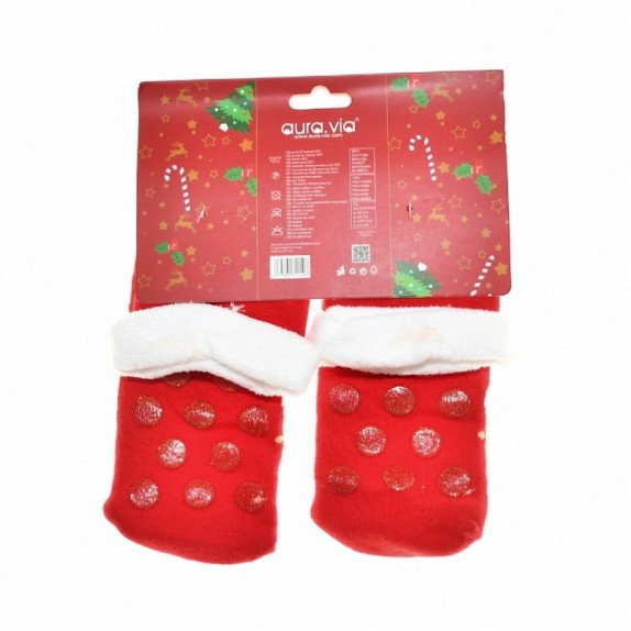 Ciepłe skarpety świąteczne ABS Candy wzór 3