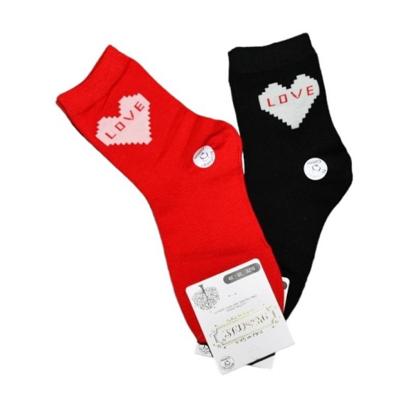 Damskie skarpety Love mix 3 2 pary