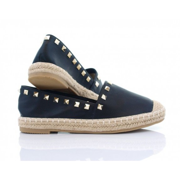 Espadryle z ćwiekami Patricia czarne