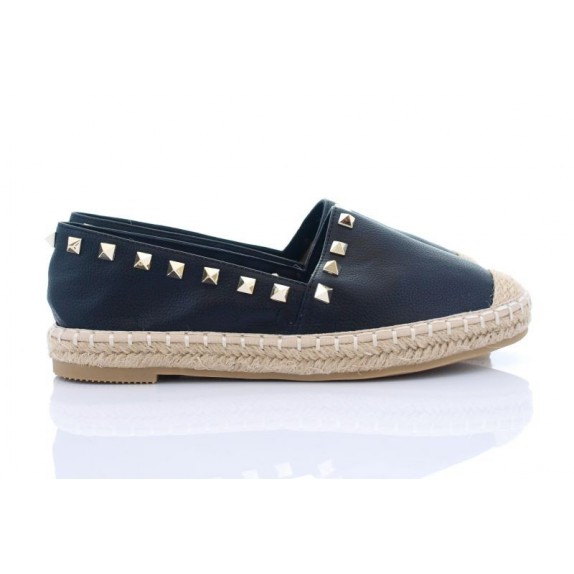 Espadryle z ćwiekami Patricia czarne