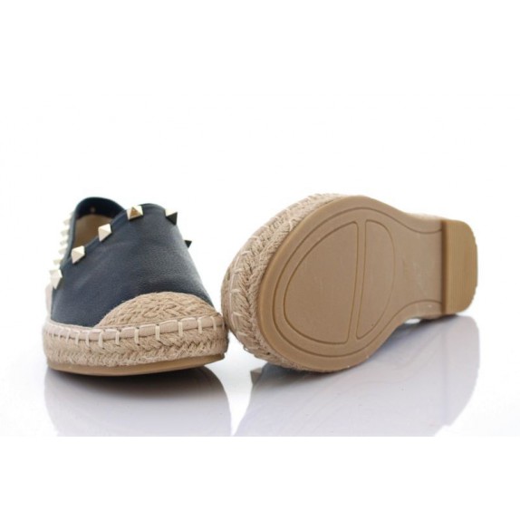 Espadryle z ćwiekami Patricia czarne